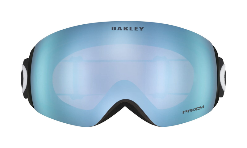 Oakley Flight Deck M Goggle Prizm Sapphire Matte white black snow goggle ski snowboard mask