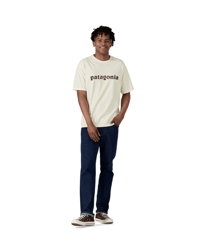 Patagonia 73 Text Logo Organic T-Shirt