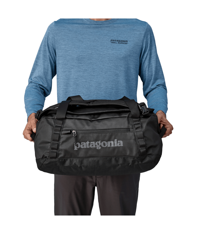 Patagonia Black Hole Duffle 40L packable duffel bag durable recycled weatherproof