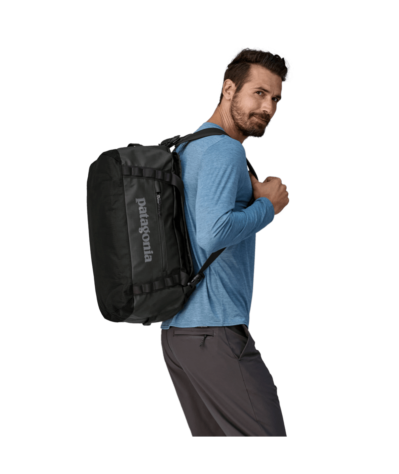 Patagonia Black Hole Duffle 40L packable duffel bag durable recycled weatherproof