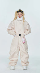 QLEO Fur Collar Suit