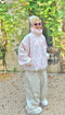 QLEO Bow Tie Fur Collar Hoodie