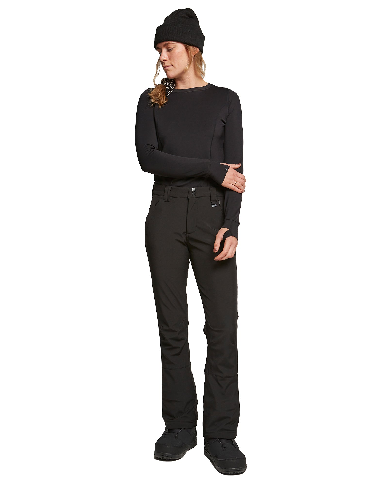 cheap skinny stretchy tight high waisted ski snowboard waterproof warm snow pants trousers outerwear