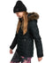 Roxy Quinn Womens Jacket Black Puffer