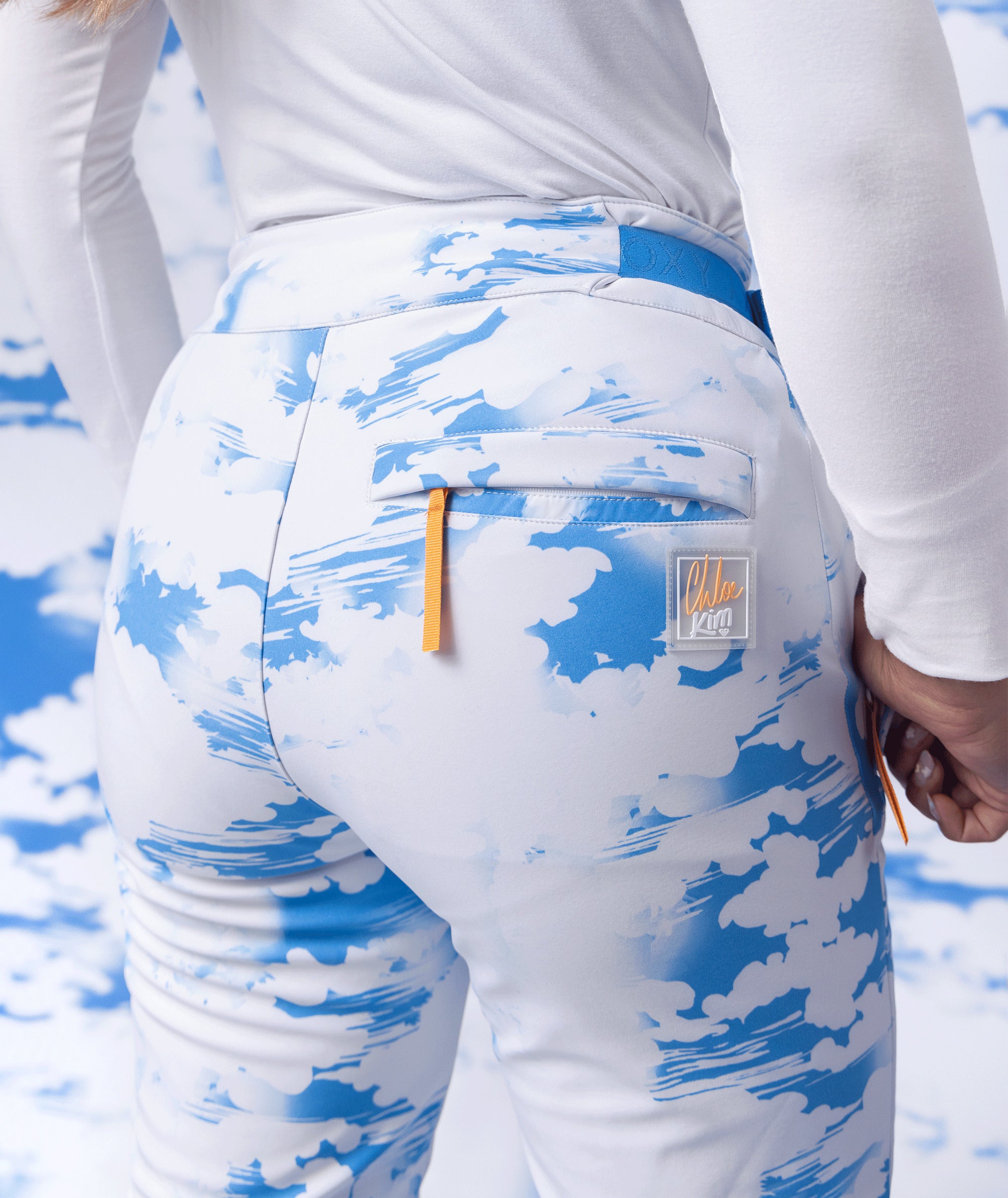 Roxy Chloe Kim Womens Pant Azure Clouds