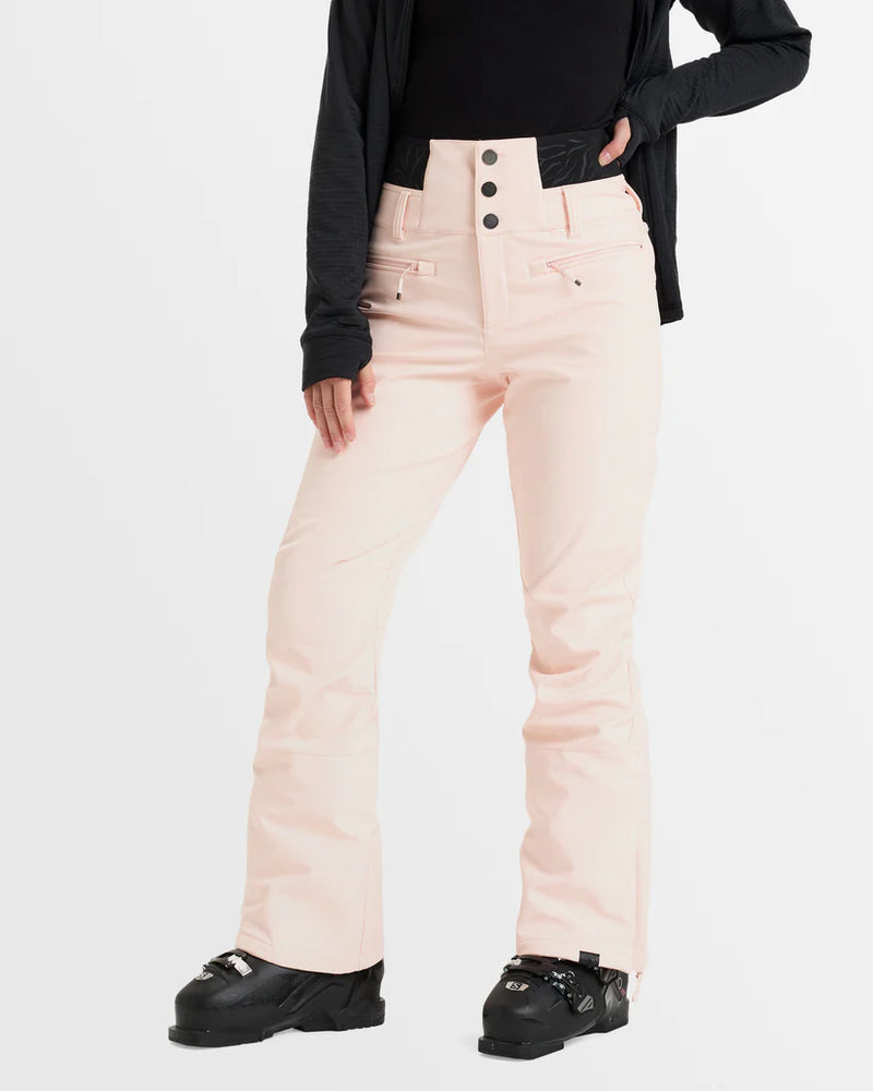 Roxy Rising High Womens Pant baby pink stretch skinny ski snowboard