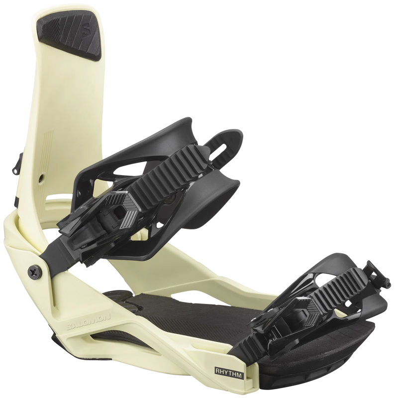 Salomon Rhythm Snowboard Bindings 2024 CREAM YELLOW