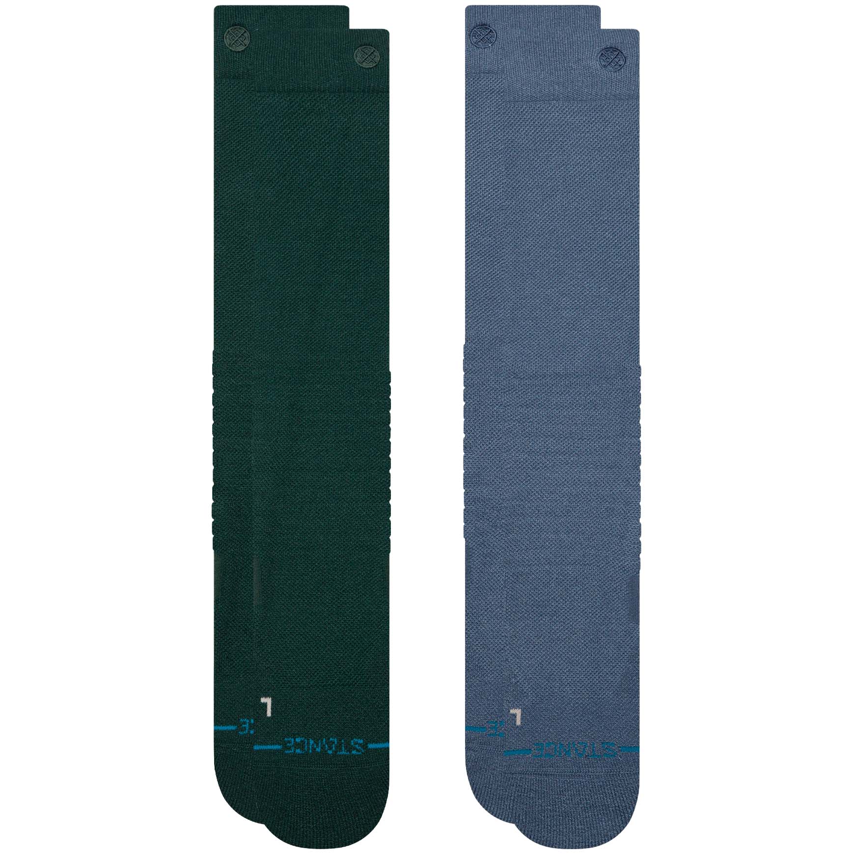 Stance Solid Mid Poly Snow Sock 2 Pack