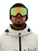 Anon Helix 2.0 Goggles + Bonus Lens Green Black