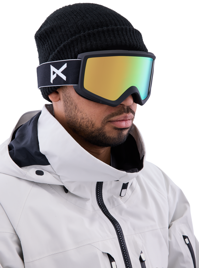 Anon Helix 2.0 Goggles + Bonus Lens Green Black