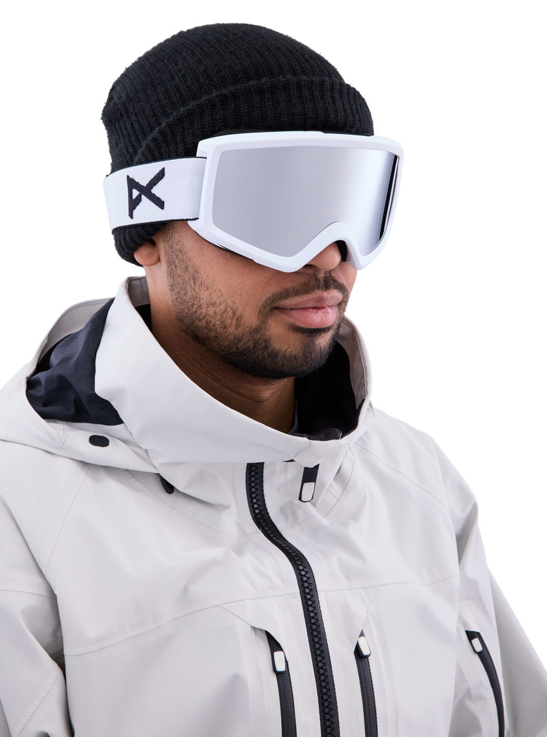 Helix 2.0 Goggles + Bonus Lens White Silver