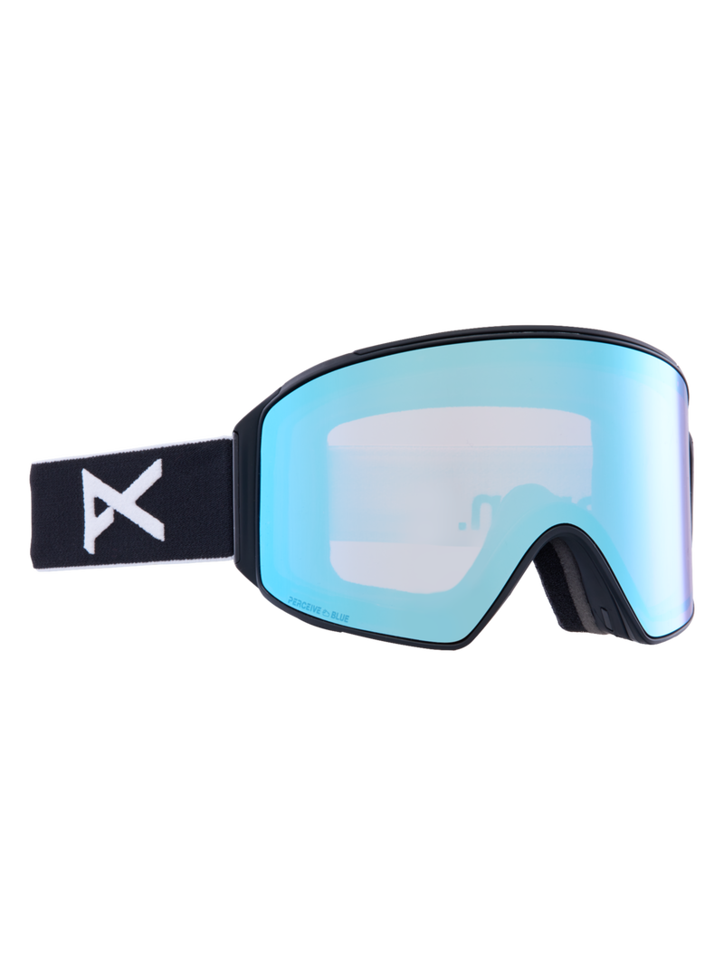 Anon M4 Cylindrical Goggles + Bonus Lens + MFI Face Mask Snowboarding Skiing magnetic