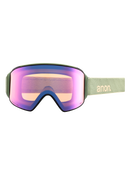 Anon M4 Cylindrical Goggles + Bonus Lens + MFI Face Mask Snowboarding Skiing Magnetic