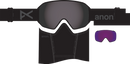 Anon M4 Cylindrical Goggles + Bonus Lens + MFI Face Mask Snowboarding Skiing magnetic