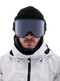 Anon M4 Cylindrical Goggles + Bonus Lens + MFI Face Mask Snowboarding Skiing magnetic