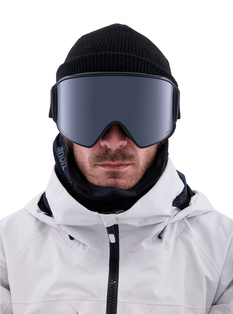 Anon M4 Cylindrical Goggles + Bonus Lens + MFI Face Mask Snowboarding Skiing magnetic