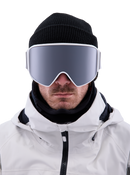 Anon M4 Cylindrical Goggles + Bonus Lens + MFI Face Mask Snowboarding Skiing Magnetic