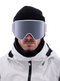 Anon M4 Cylindrical Goggles + Bonus Lens + MFI Face Mask Snowboarding Skiing Magnetic