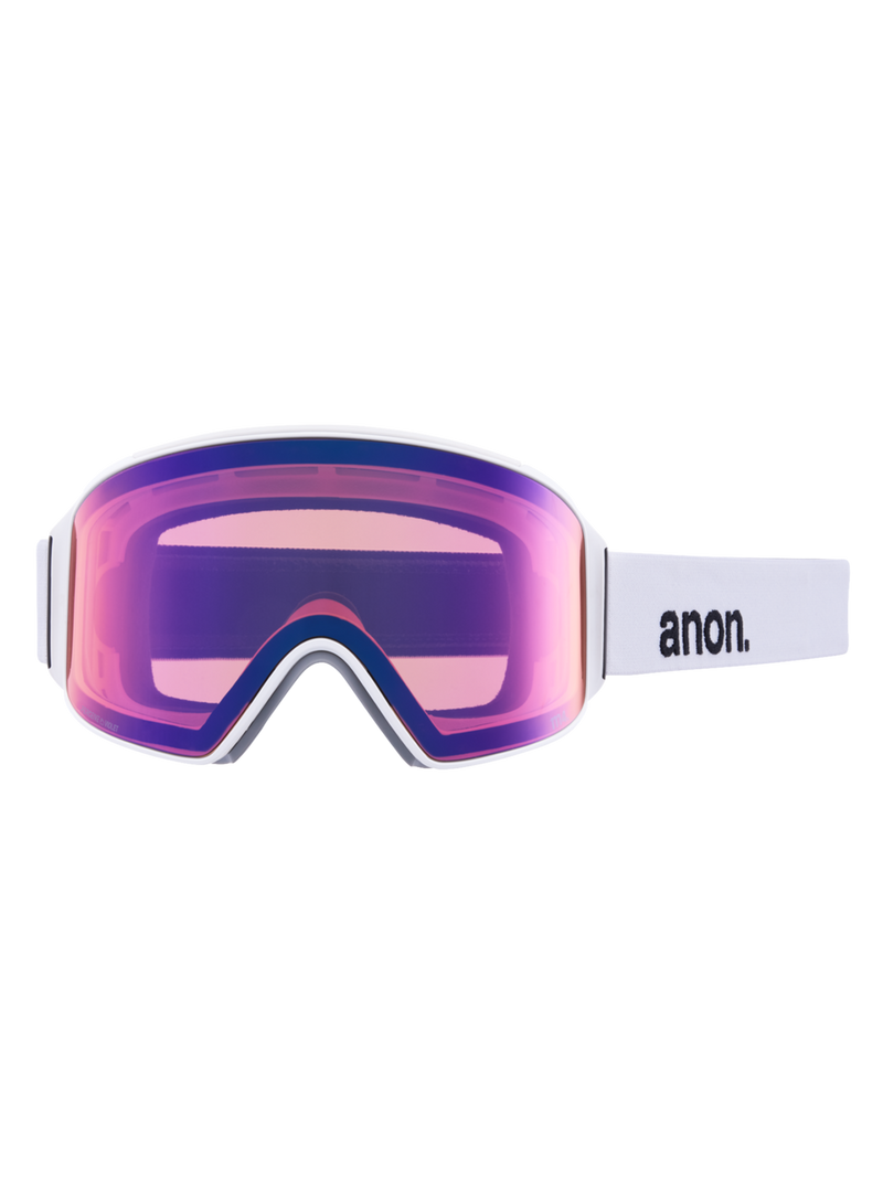 Anon M4 Cylindrical Goggles + Bonus Lens + MFI Face Mask Snowboarding Skiing Magnetic