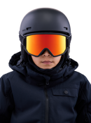 Anon Relapse Jr. Goggles + MFI Face Mask Snow Snowboarding Glasses ski Asian Low bridge Fit