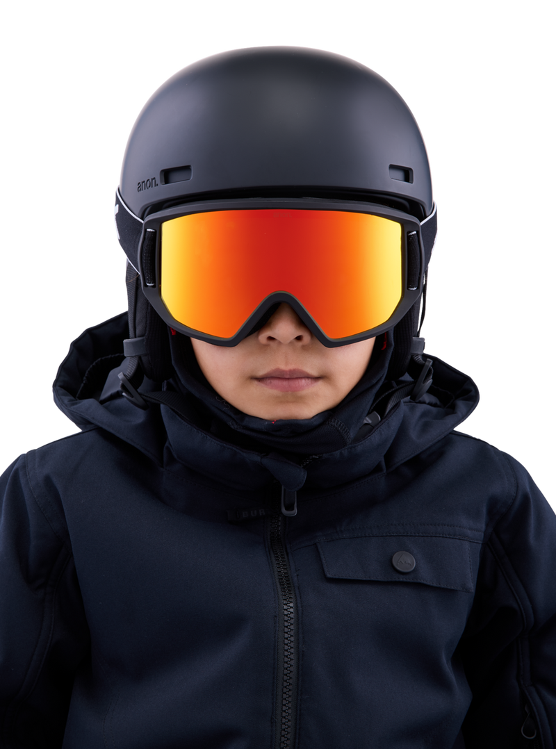 Anon Relapse Jr. Goggles + MFI Face Mask Snow Snowboarding Glasses ski Asian Low bridge Fit