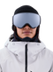 Anon WM1 Low Bridge Fit Goggles + Bonus Lens + MFI Face Mask Ski Snowboard womens magnetic goggles face mask and extra lens asian