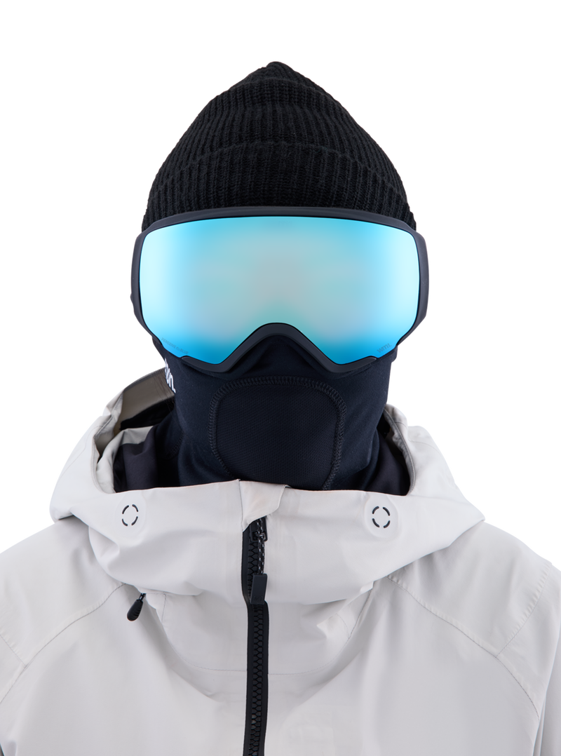 Anon WM1 Low Bridge Fit Goggles + Bonus Lens + MFI Face Mask Ski Snowboard womens magnetic goggles face mask and extra lens asian