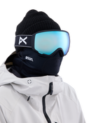 Anon WM1 Goggles + Bonus Lens + MFI Face Mask Ski Snowboard womens magnetic goggles face mask and extra lens