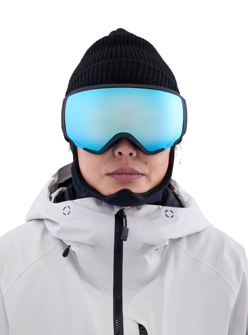 Anon WM1 Goggles + Bonus Lens + MFI Face Mask Ski Snowboard womens magnetic goggles face mask and extra lens