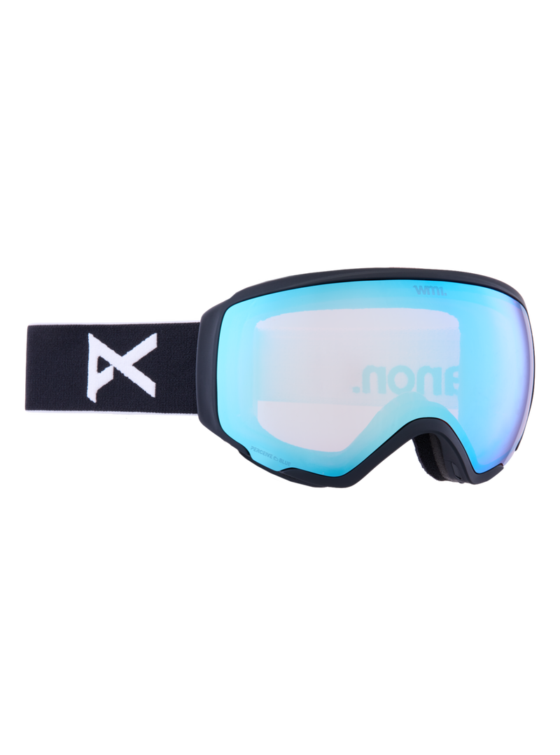 Anon WM1 Goggles + Bonus Lens + MFI Face Mask Ski Snowboard womens magnetic goggles face mask and extra lens