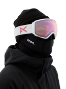 Anon WM1 Goggles + Bonus Lens + MFI Face Mask Ski Snowboard womens magnetic goggles face mask and extra lens