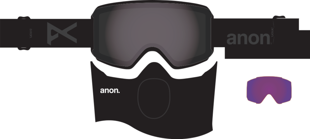 anon wm3 goggles Anon WM3 Low Bridge Fit Goggles – Snowbiz