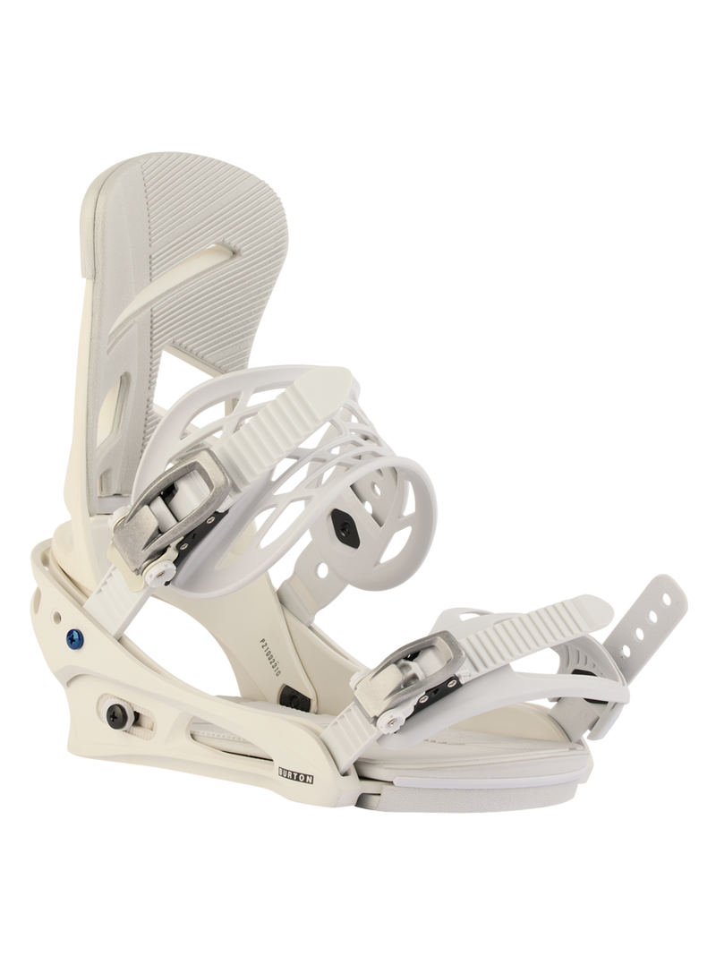 Burton Mission Snowboard Bindings 2024 White