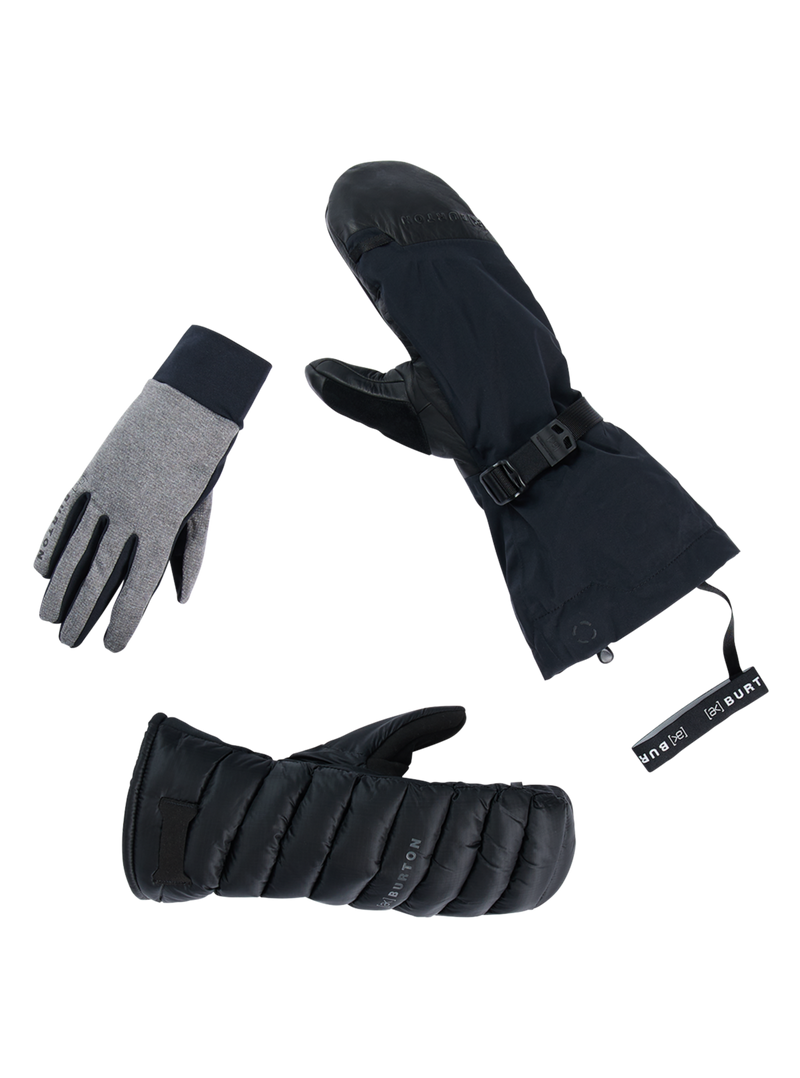 Burton ak Oven GORE-TEX 3L Mittens System Warm Snowboarding Glove Ski