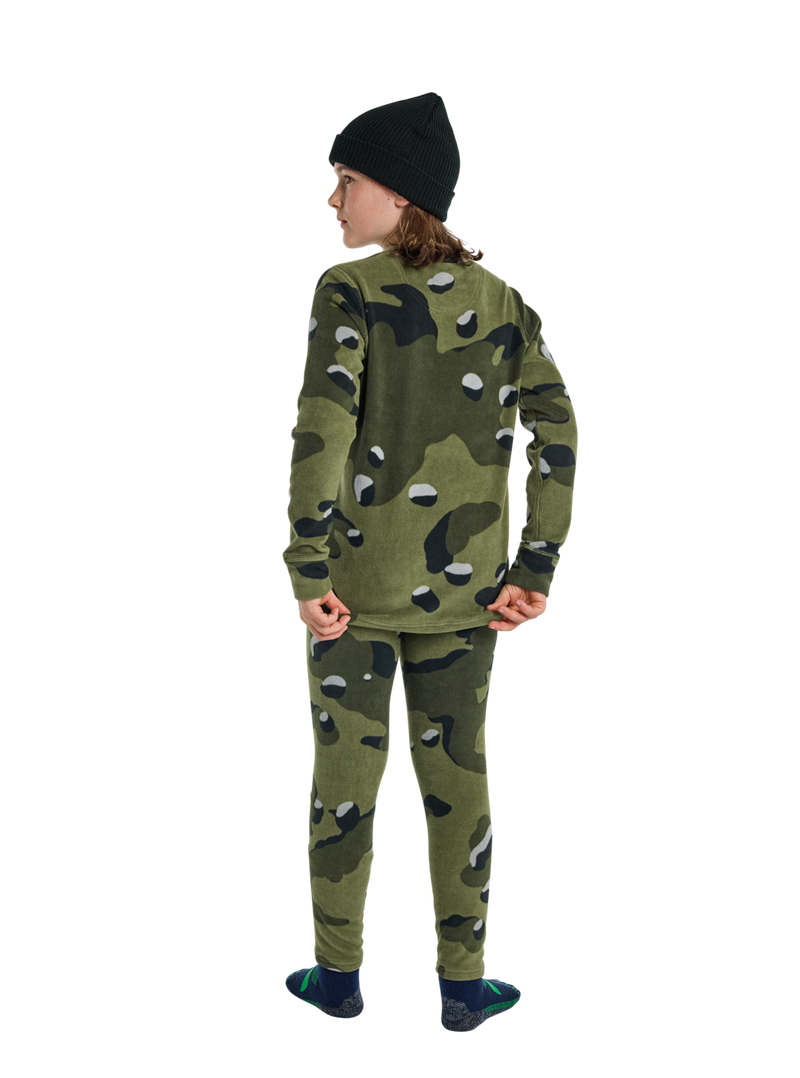 Burton Kids Fleece Base Layer Set Camo