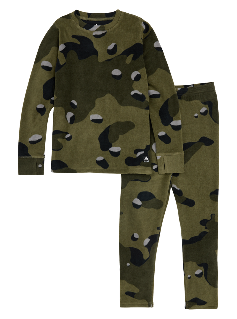 Burton Kids Fleece Base Layer Set Camo