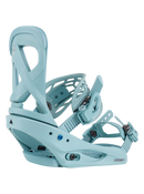 Burton Scribe Womens Snowboard Bindings 2024 Rock Lichen Blue