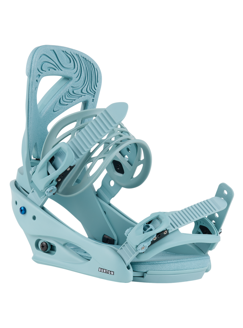 Burton Scribe Womens Snowboard Bindings 2024 Rock Lichen