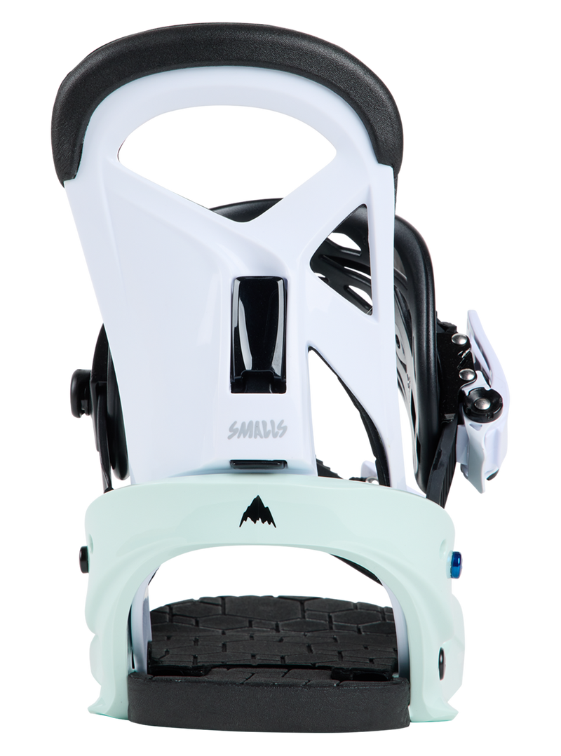 Burton Kids Smalls Snowboard Bindings 2024 White Mint