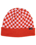 Rojo Cozy Check Beanie