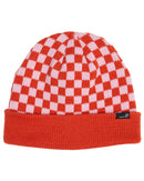 Rojo Cozy Check Beanie