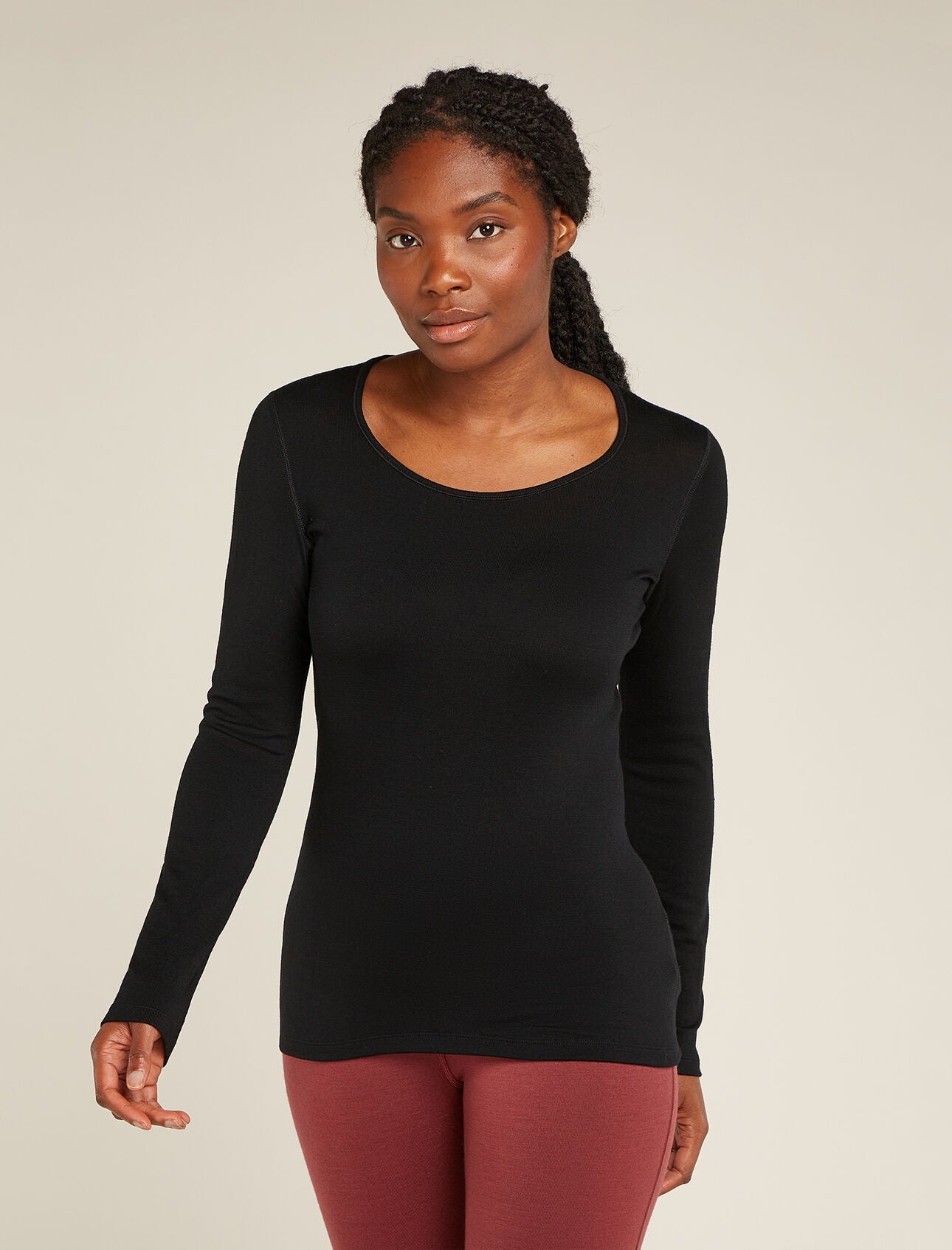 Icebreaker 260 TechTop Scoop Womens Long Sleeve