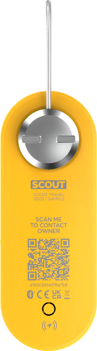 KNOG Scout Travel Tag Smart Luggage Tag Finder and alarm bag Finder