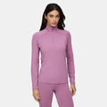 Le Bent Womens 260 Midweight 1/4 Zip pink merino warm layering cheap
