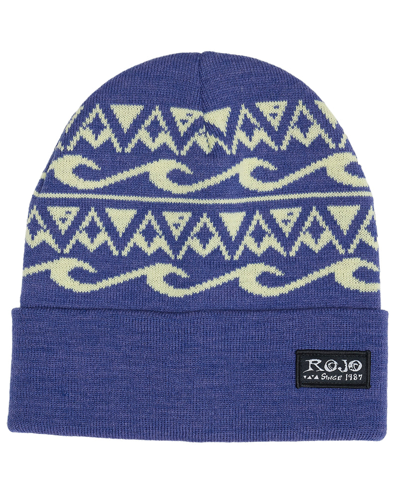 Rojo Mountains & Oceans Beanie