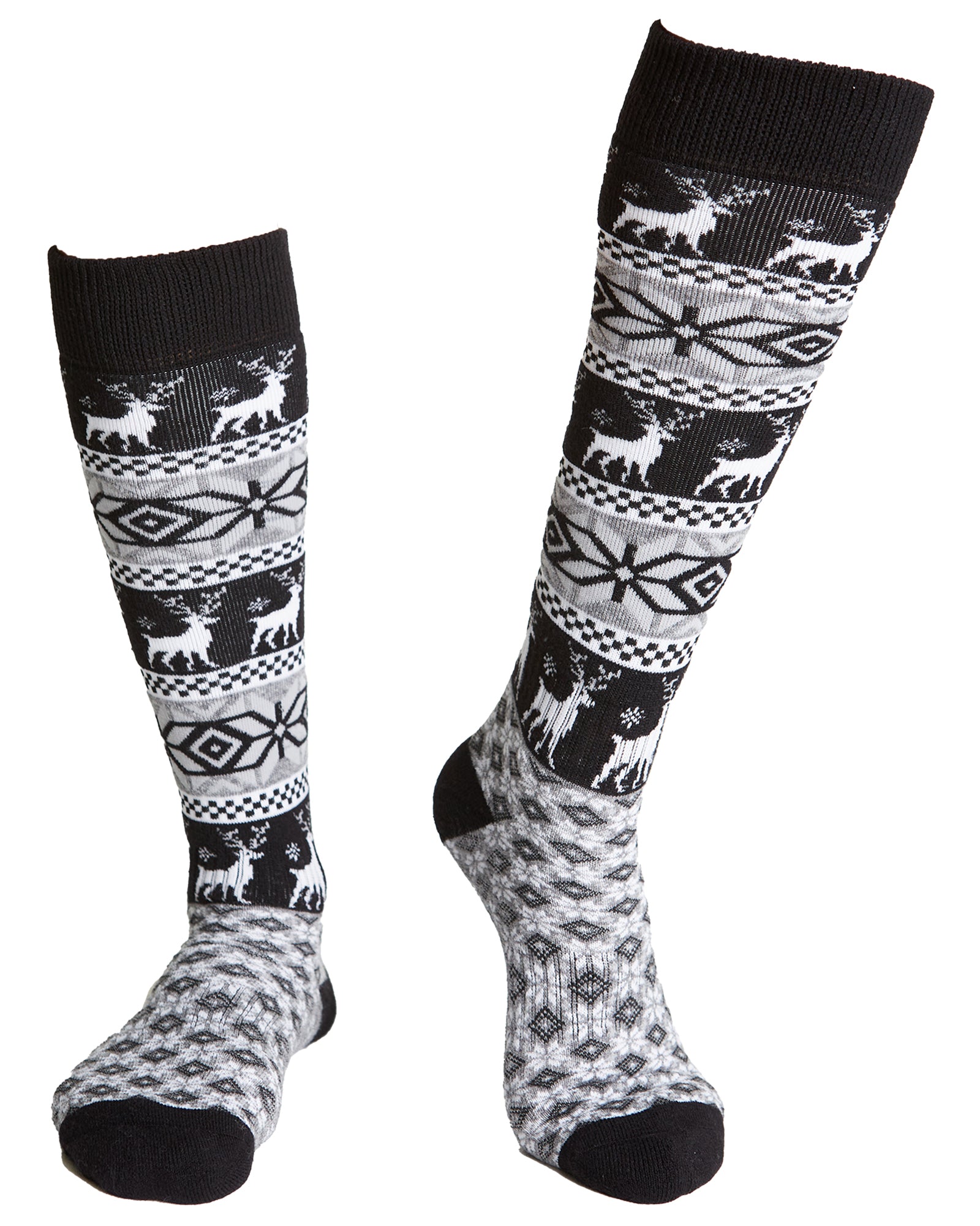 Rojo Nordic Snowflake Kids Sock