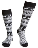 Rojo Nordic Snowflake Kids Sock