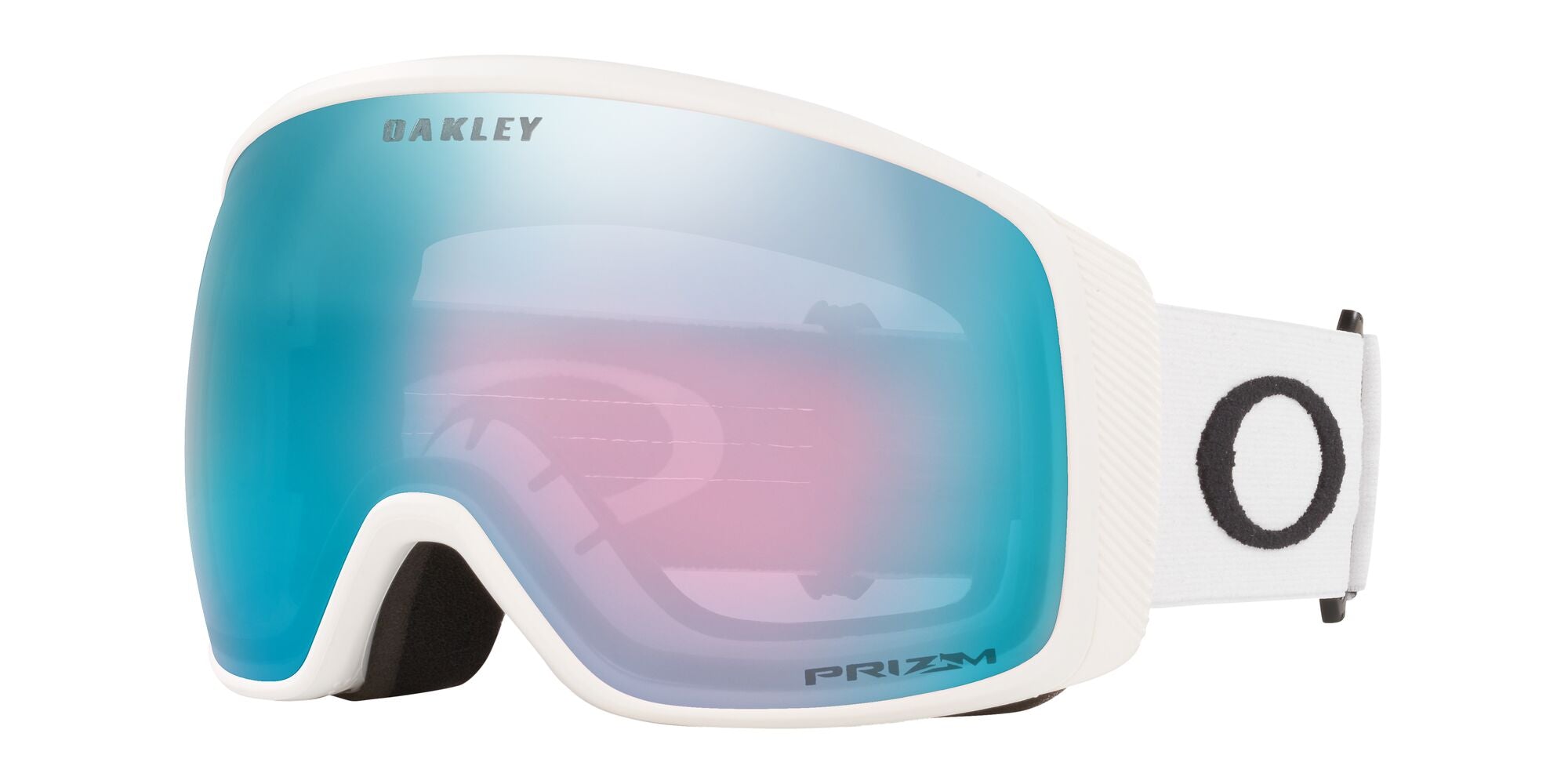 Oakley Flight Tracker L Goggle prizm saphire matte white black ski snowboard mask glasses good vision no fog
