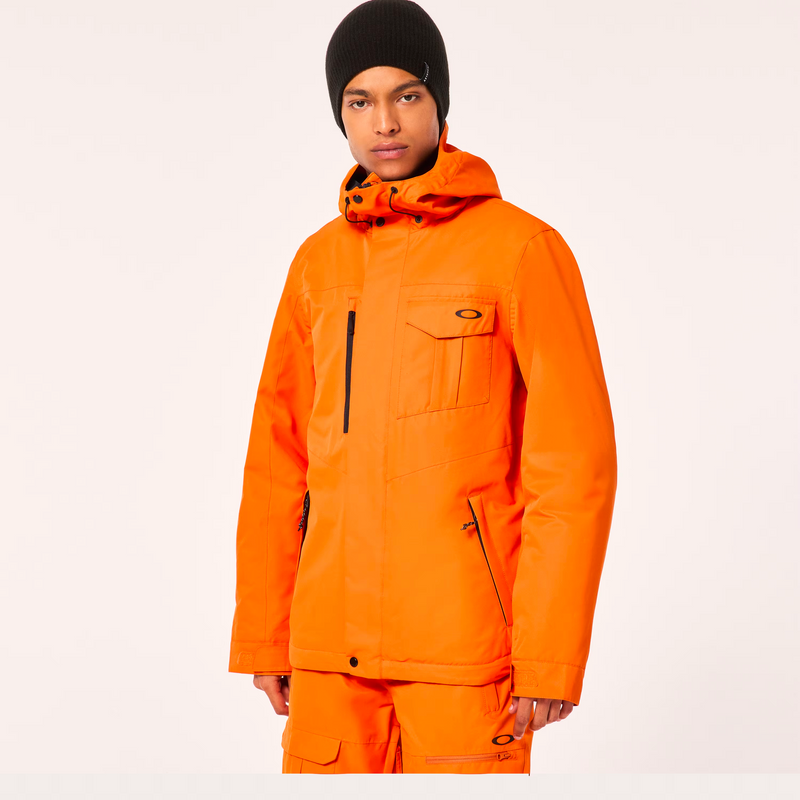 Oakley Divisional RC Inslulated Jacket Orange Snow Ski Snowboard 