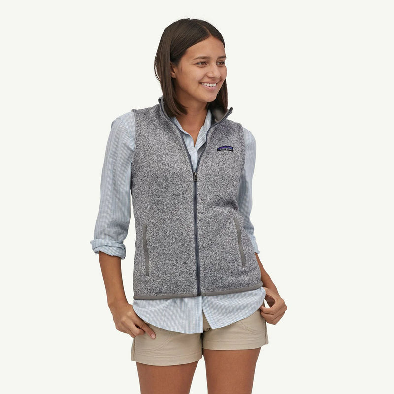 Womens sweater fleece vest discount